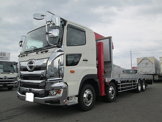 日野 プロフィア 大型 車両重機運搬 セルフローダー