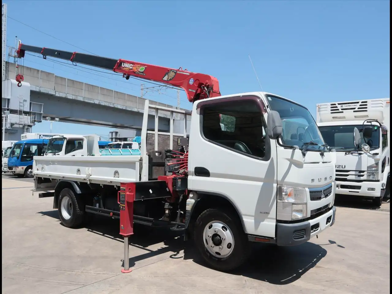 三菱 キャンター 小型 クレーン付 4段 ラジコンの中古トラック画像2