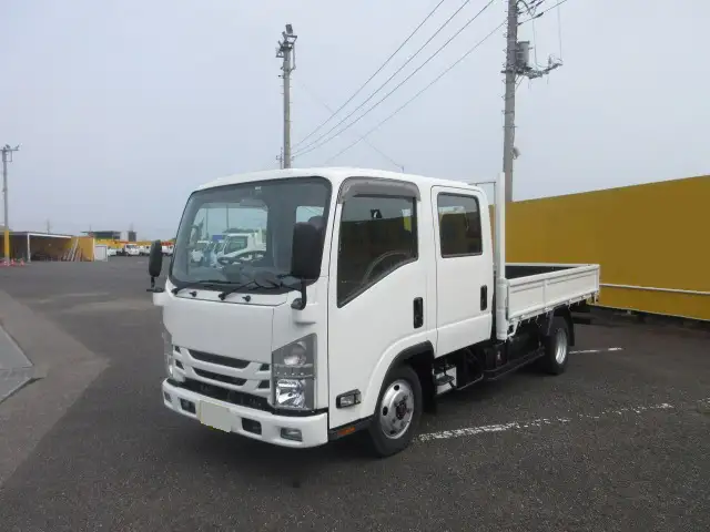 いすゞ エルフ 小型 平ボディ Wキャブ 2RG-NMS88ANの中古トラック画像1