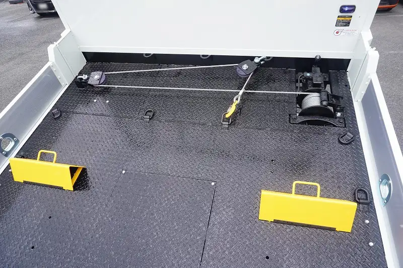 三菱 キャンター 小型 車両重機運搬 ラジコン ウインチの中古トラック画像7