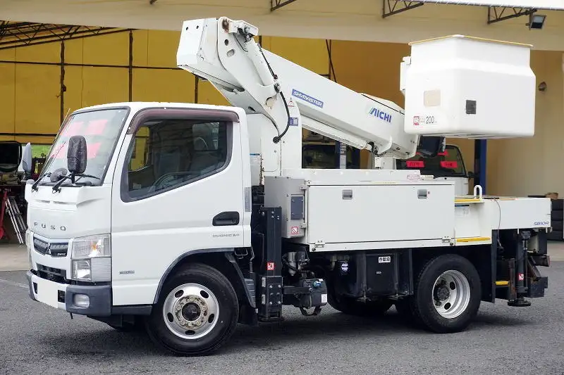 三菱 キャンター 小型 高所・建柱車 高所作業車 電工仕様 の中古トラック【車両No.194139】