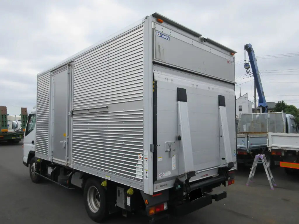 三菱 キャンター 小型 アルミバン パワーゲート サイドドアの中古トラック画像5