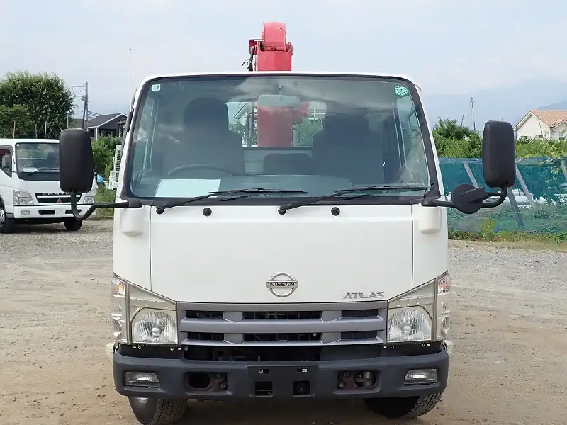 日産 アトラス 小型 クレーン付 床鉄板 3段の中古トラック画像2