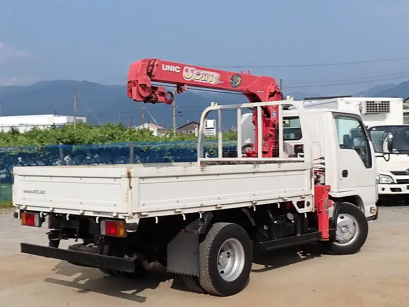 日産 アトラス 小型 クレーン付 床鉄板 3段の中古トラック画像3