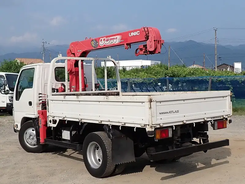 日産 アトラス 小型 クレーン付 床鉄板 3段の中古トラック画像5
