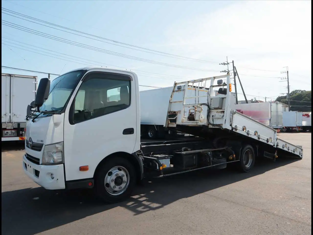 日野 デュトロ 小型 車両重機運搬 ラジコン ウインチの中古トラック画像1