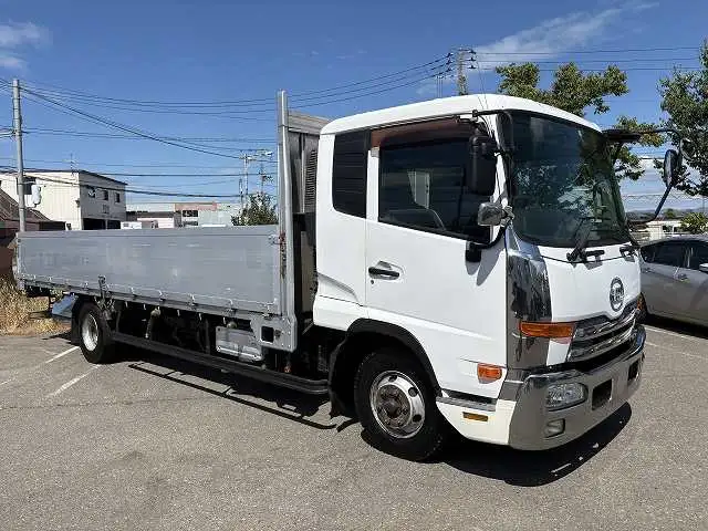日産UD コンドル 中型/増トン 平ボディ アルミブロック エアサスの中古トラック画像2