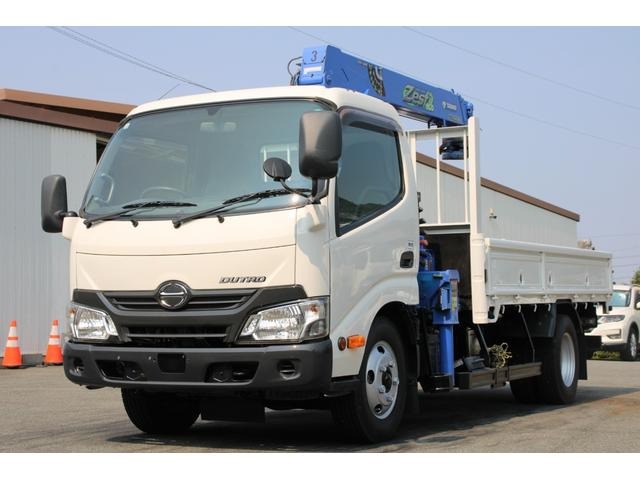 日野 デュトロ 小型 クレーン付 床鉄板 4段 の中古トラック【車両No.194097】