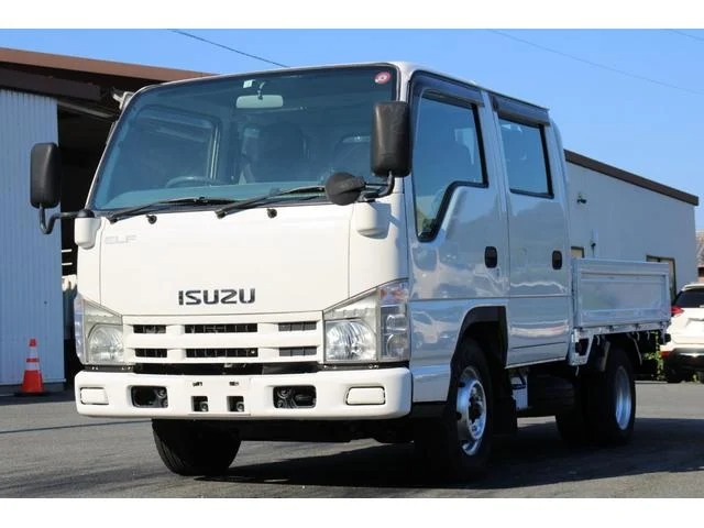 いすゞ エルフ 小型 平ボディ パワーゲート 床鉄板 の中古トラック【車両No.128037】
