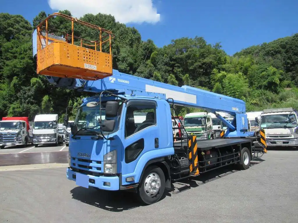 いすゞ フォワード 中型/増トン 高所・建柱車 高所作業車 ベッド の中古トラック【車両No.194234】