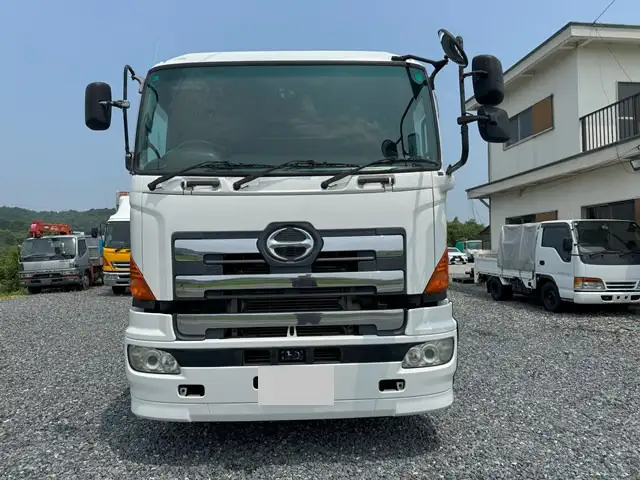 日野 プロフィア 大型 平ボディ エアサス ベッドの中古トラック画像2