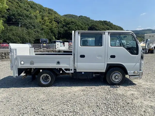 いすゞ エルフ 小型 平ボディ Wキャブ パワーゲートの中古トラック画像3