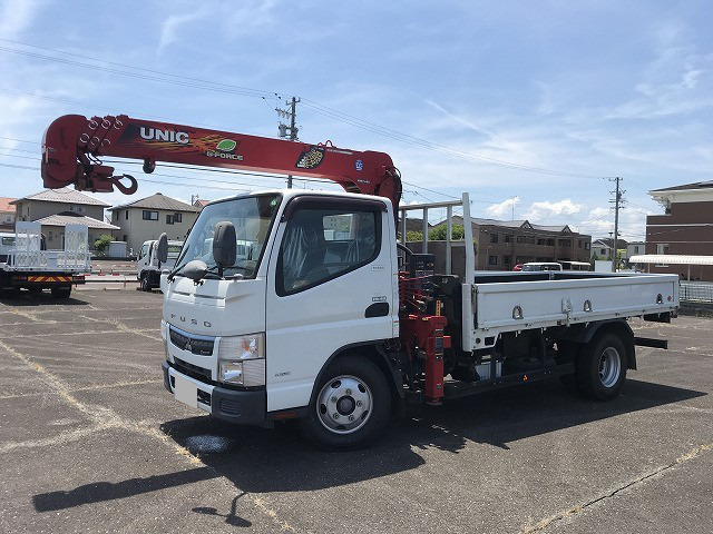 三菱 キャンター 小型 クレーン付 標準ロング
