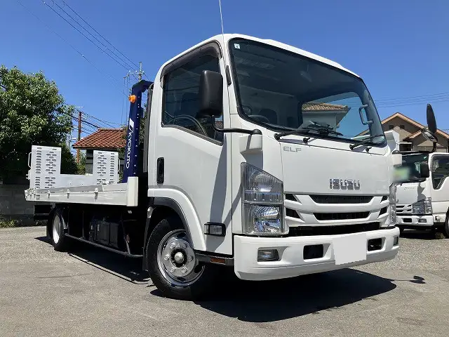 いすゞ エルフ 小型 車両重機運搬 ラジコン ウインチの中古トラック画像3