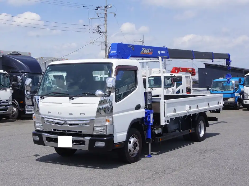 三菱 キャンター 小型 クレーン付 4段 ラジコンの中古トラック画像1