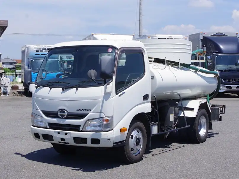日野 デュトロ 小型 タンク車 バキューム TKG-XZU600Eの中古トラック画像1
