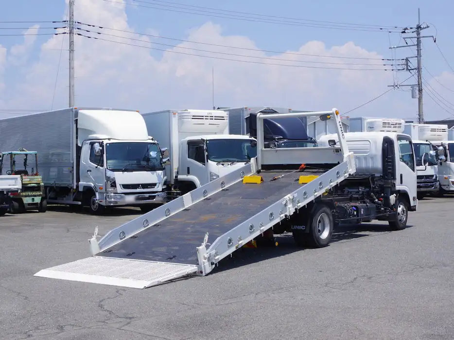 いすゞ エルフ 小型 車両重機運搬 ラジコン ウインチの中古トラック画像7
