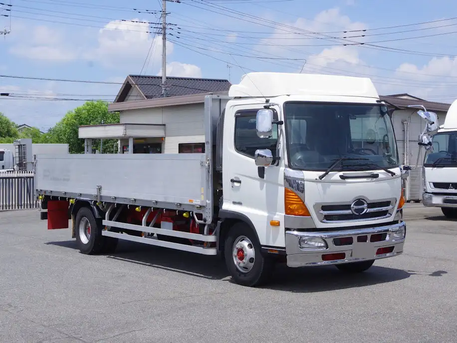 日野 レンジャー 中型/増トン 平ボディ アルミブロック TKG-FC9JKAPの中古トラック画像2