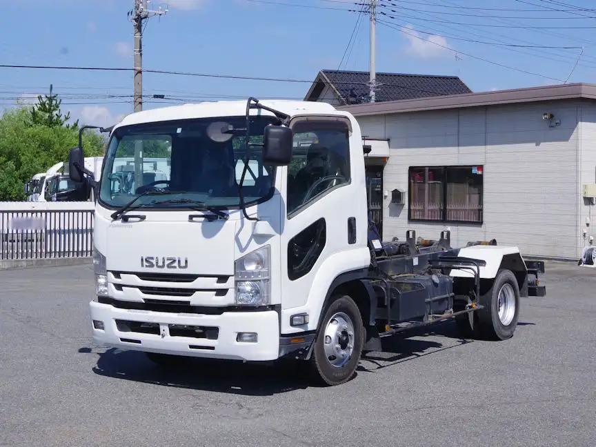 いすゞ フォワード 中型/増トン アームロール ツインホイスト TKG-FRR90S2の中古トラック画像1