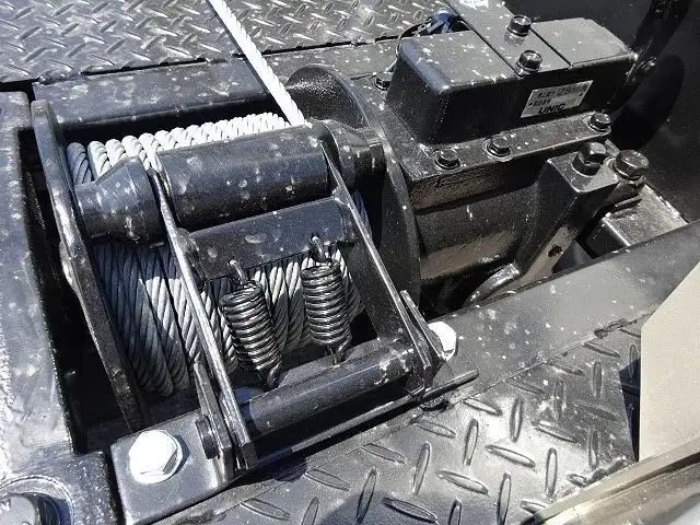 三菱 キャンター 小型 車両重機運搬 ラジコン ウインチの中古トラック画像7