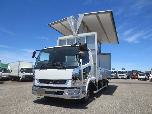 三菱 ファイター 中型/増トン ウイング ベッド TKG-FK61F の中古トラック【車両No.194320】