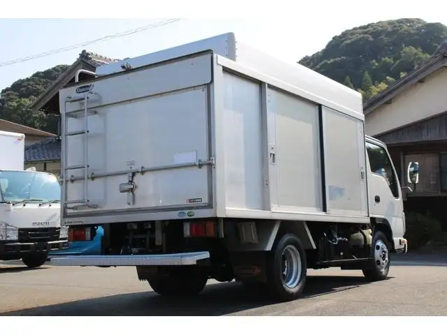 いすゞ エルフ 小型 アルミバン ボトルカー サイドドアの中古トラック画像2