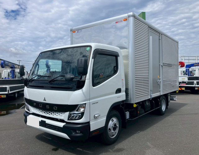 三菱 キャンター 小型 アルミバン パワーゲート サイドドア の中古トラック【車両No.128952】