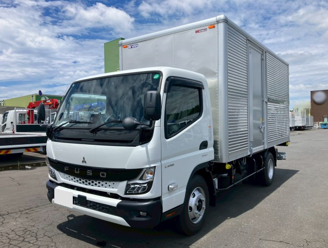 三菱 キャンター 小型 アルミバン パワーゲート サイドドア の中古トラック【車両No.128952】