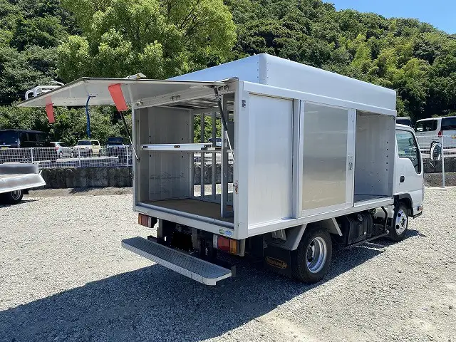 いすゞ エルフ 小型 アルミバン ボトルカー サイドドアの中古トラック画像6