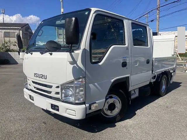 いすゞ エルフ 小型 平ボディ Wキャブ パワーゲート の中古トラック【車両No.194478】
