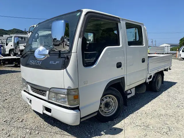 いすゞ エルフ 小型 平ボディ Wキャブ KR-NHR69E の中古トラック【車両No.194500】