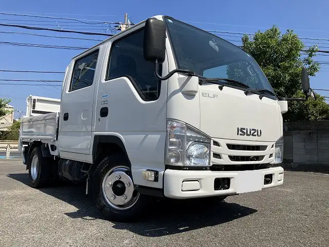 いすゞ エルフ 小型 平ボディ Wキャブ パワーゲートの中古トラック画像2