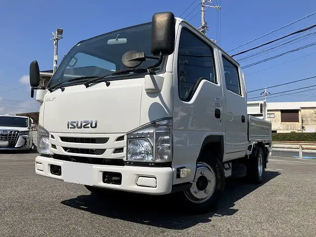 いすゞ エルフ 小型 平ボディ Wキャブ パワーゲート の中古トラック【車両No.194493】
