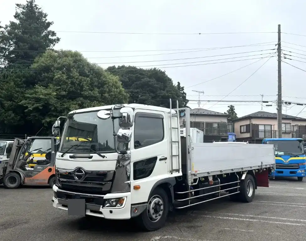 日野 レンジャー 中型/増トン 平ボディ 床鉄板 アルミブロック の中古トラック【車両No.194420】