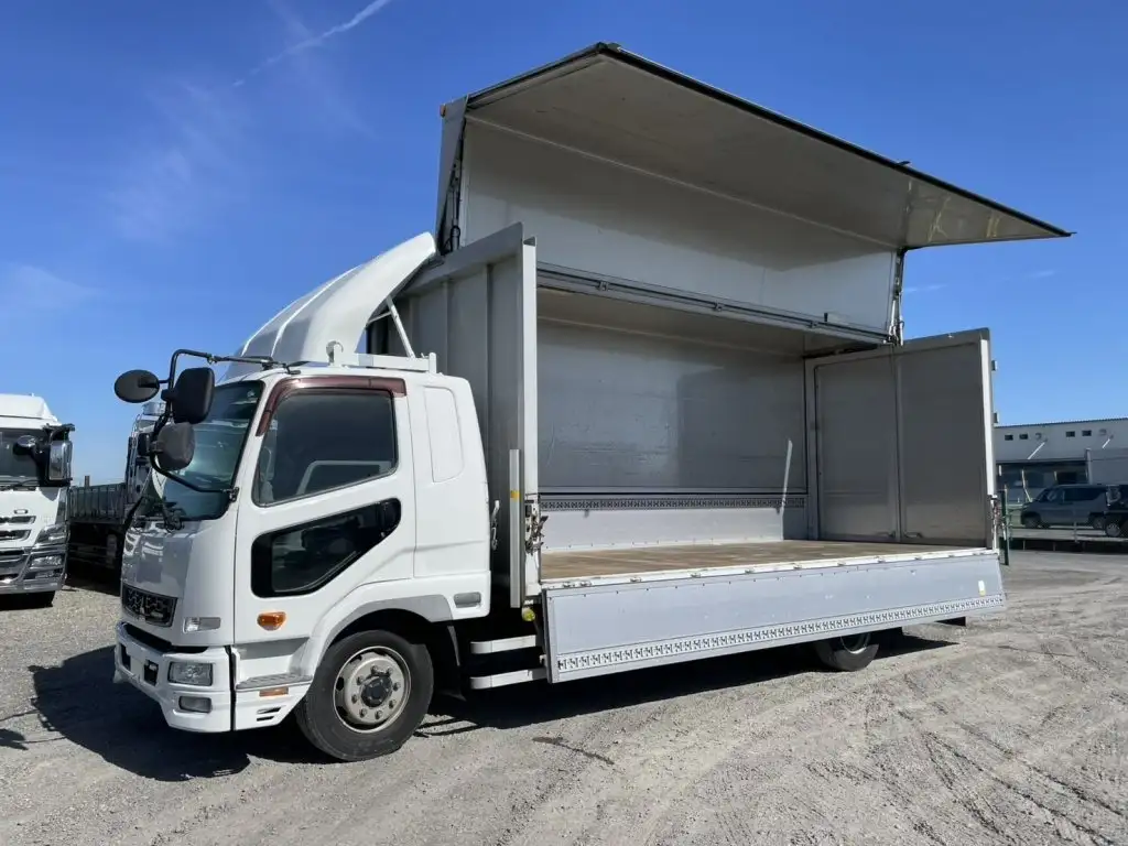 三菱 ファイター 中型/増トン ウイング エアサス ベッドの中古トラック画像5