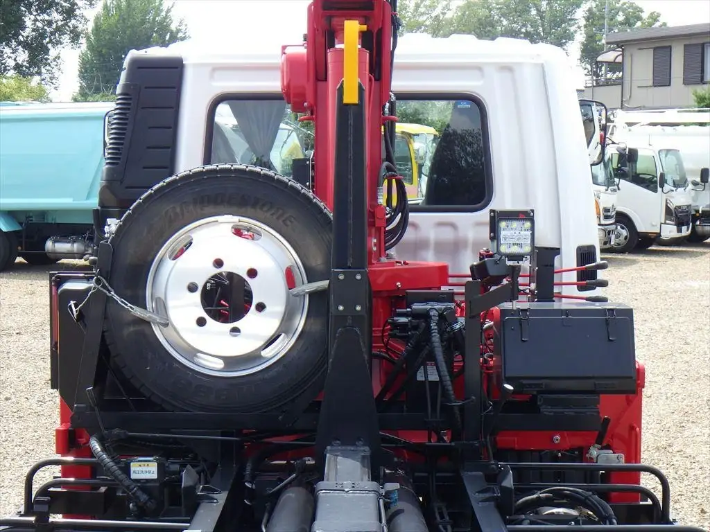 三菱 ファイター 中型/増トン アームロール クレーン付き ツインホイストの中古トラック画像7