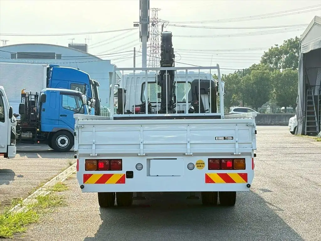 三菱 ファイター 中型/増トン 車両重機運搬 4段クレーン ラジコンの中古トラック画像4
