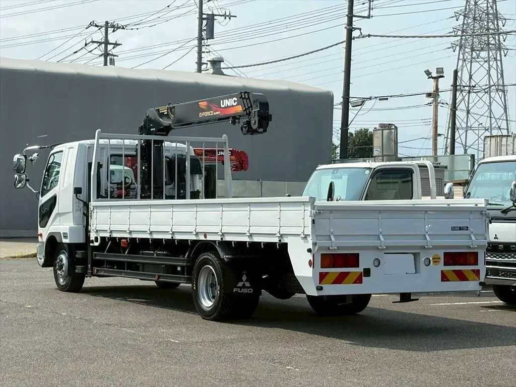 三菱 ファイター 中型/増トン 車両重機運搬 4段クレーン ラジコンの中古トラック画像5
