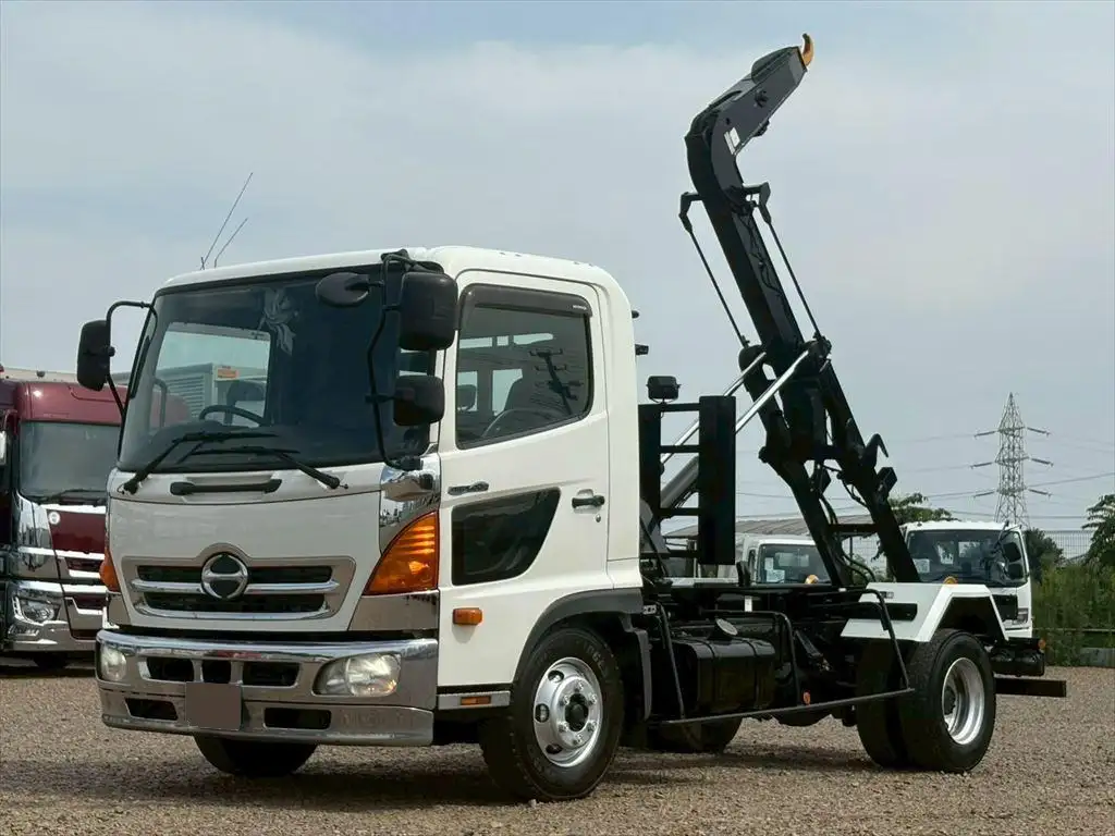 日野 レンジャー 中型/増トン アームロール ツインホイスト TKG-FC9JEAP の中古トラック【車両No.194509】