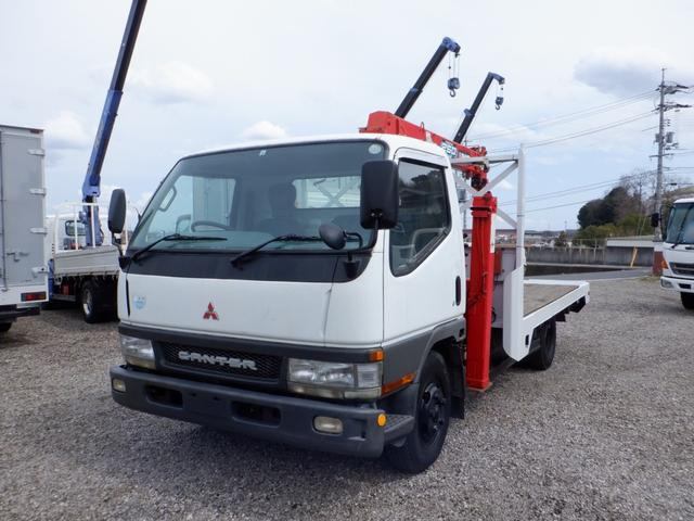 三菱 キャンター 小型 車両重機運搬 セルフローダー