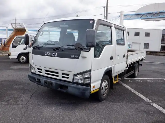 いすゞ エルフ 小型 平ボディ Wキャブ  の中古トラック【車両No.190135】