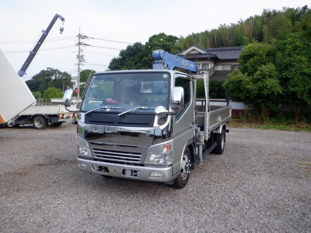 三菱 キャンター 小型 クレーン付 標準ロング