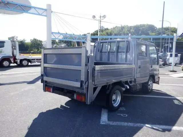 いすゞ エルフ 小型 平ボディ Wキャブ パワーゲートの中古トラック画像3