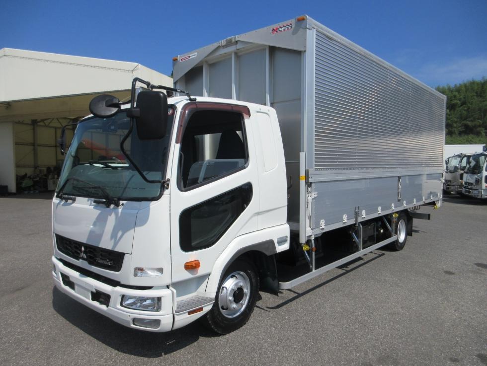 三菱 ファイター 中型/増トン ウイング ベッド TKG-FK61F の中古トラック【車両No.194320】
