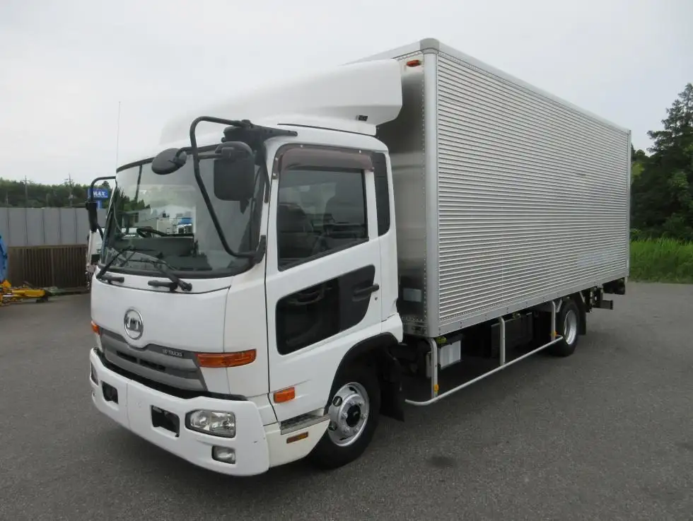 日産UD コンドル 中型/増トン アルミバン パワーゲート SKG-MK38L の中古トラック【車両No.194549】