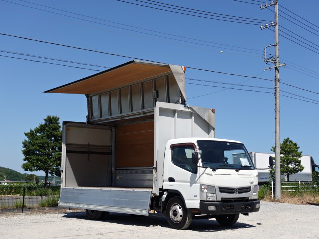 三菱 キャンター 小型 ウイング 超ロング