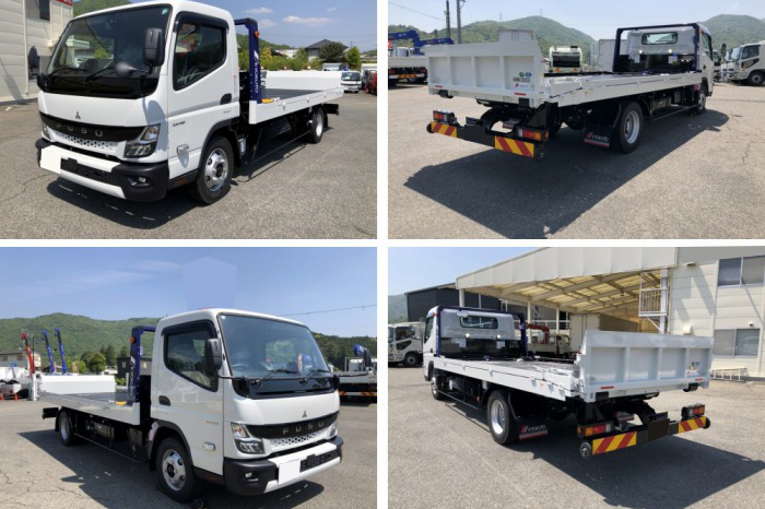 三菱 キャンター 小型 車両重機運搬 ラジコン ウインチ の中古トラック【車両No.191015】