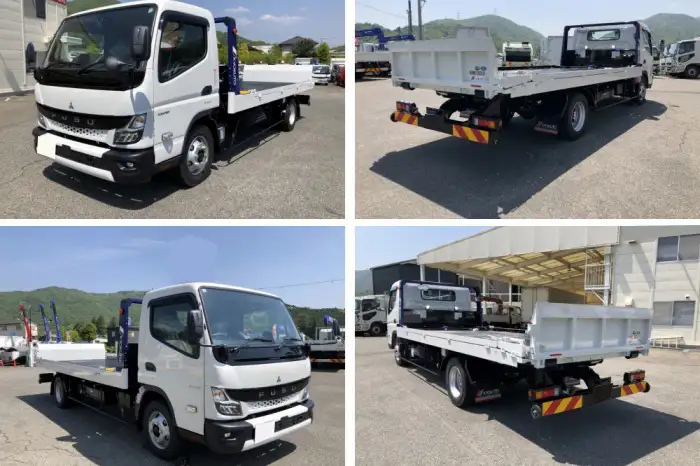 三菱 キャンター 小型 車両重機運搬 ラジコン ウインチの中古トラック画像1