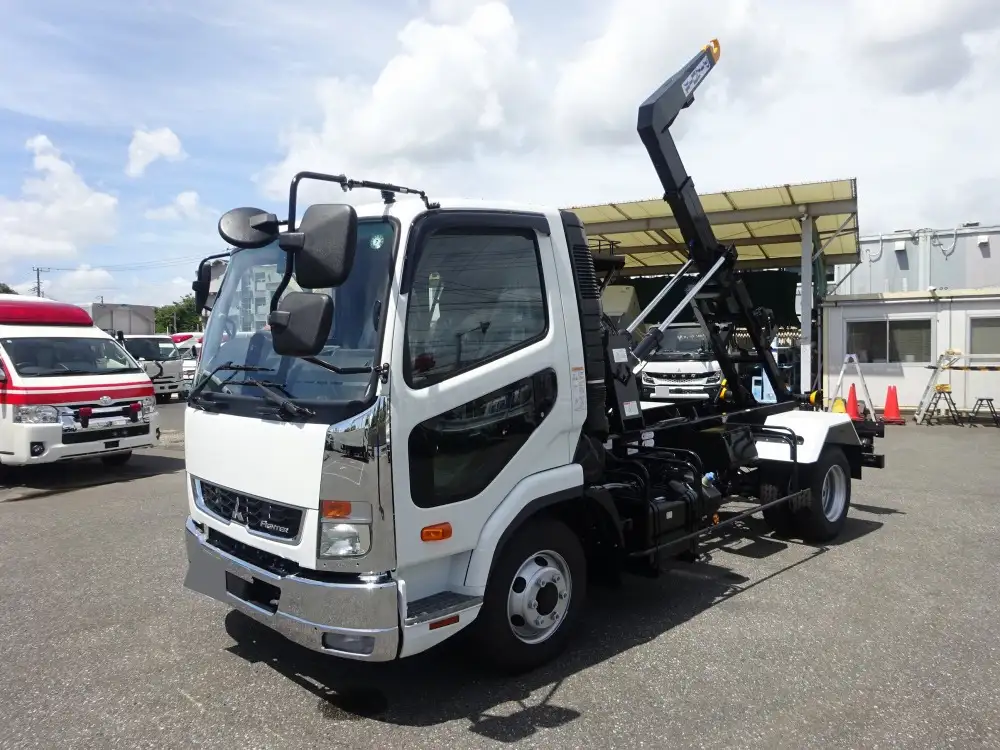 三菱 ファイター 中型/増トン アームロール ツインホイスト 2KG-FK72F の中古トラック【車両No.194523】