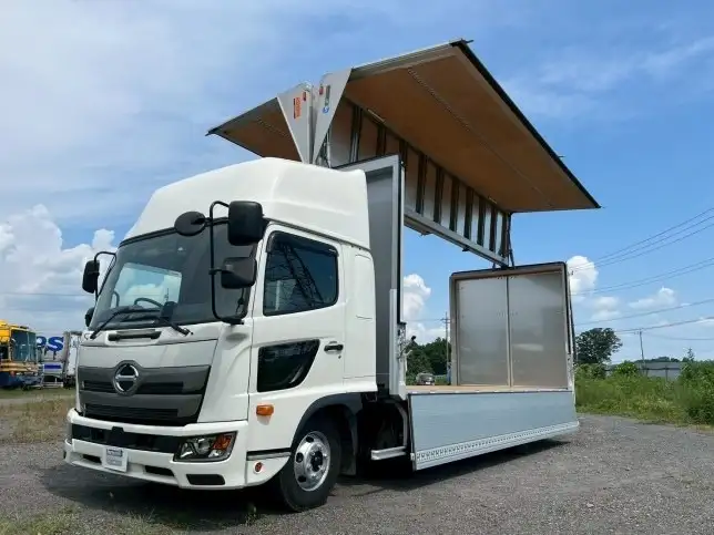 日野 レンジャー 中型/増トン ウイング エアサス ベッドの中古トラック画像8